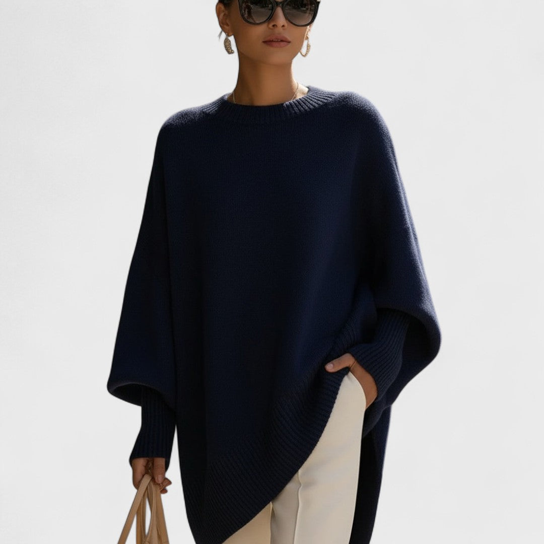 Livia – Elegant och enkel oversize-poncho