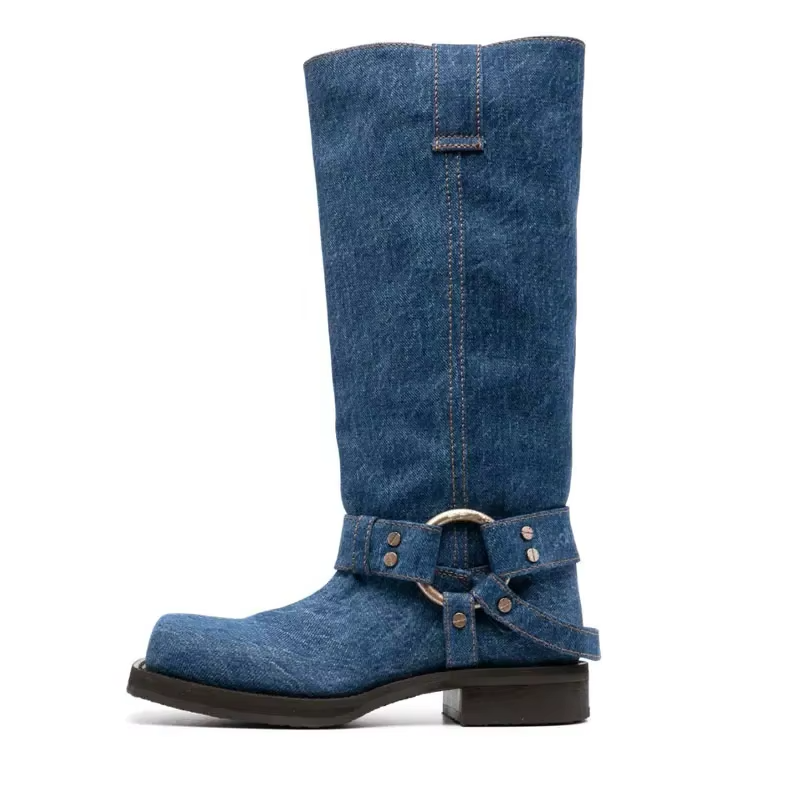 Ankel Armor Chunky Boots