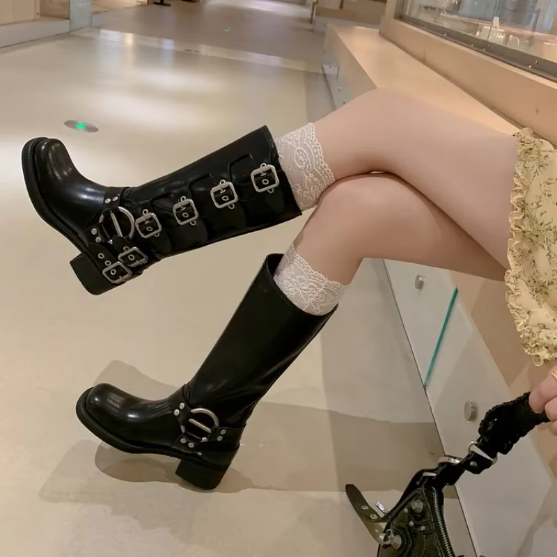 Midnattens Marauder Höga Stövlar