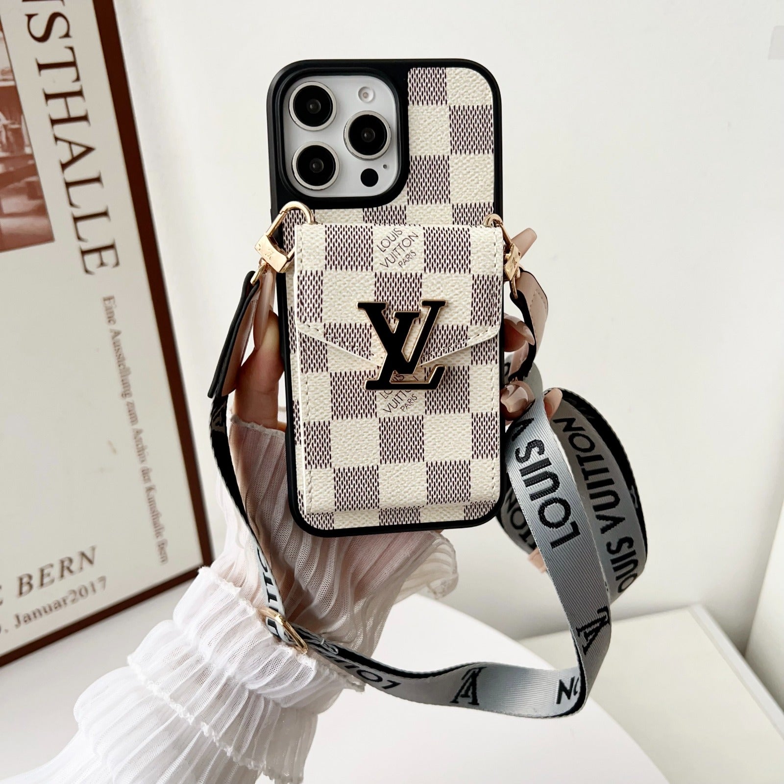 LV Signature Strap Series iPhone-fodral