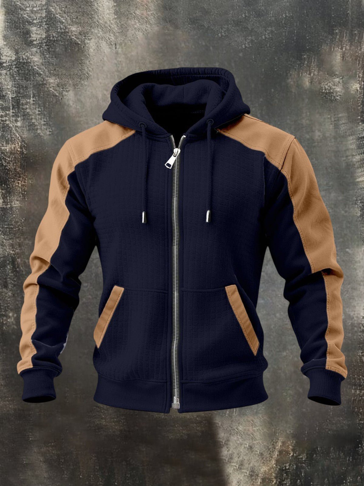 SALVATORE™ | bicolor zip hoodie