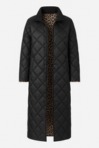 Arianna - Lång enfärgad dunjacka