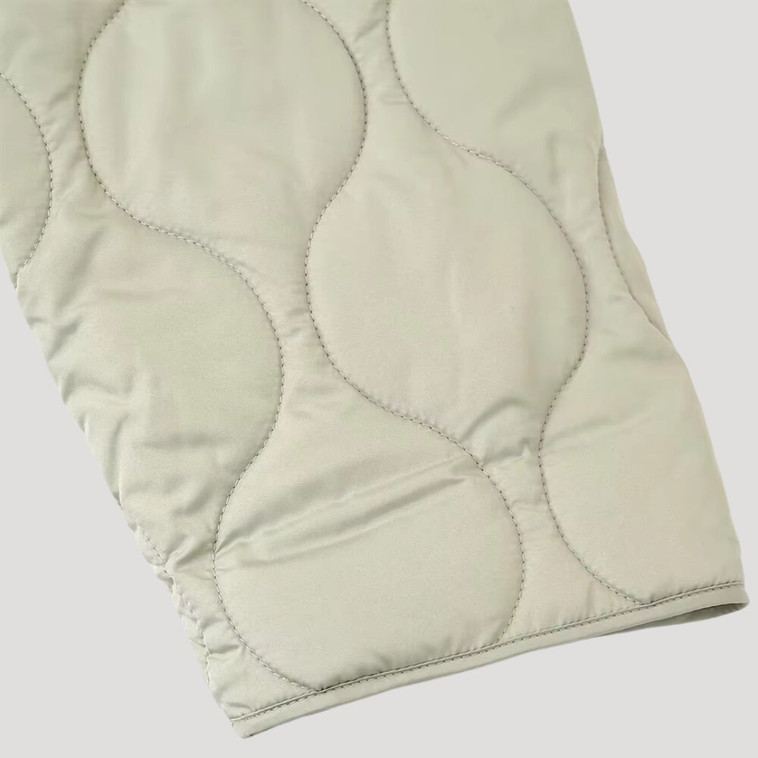 Lätt Jacka – Quiltad Design – Vardagscasual Stil