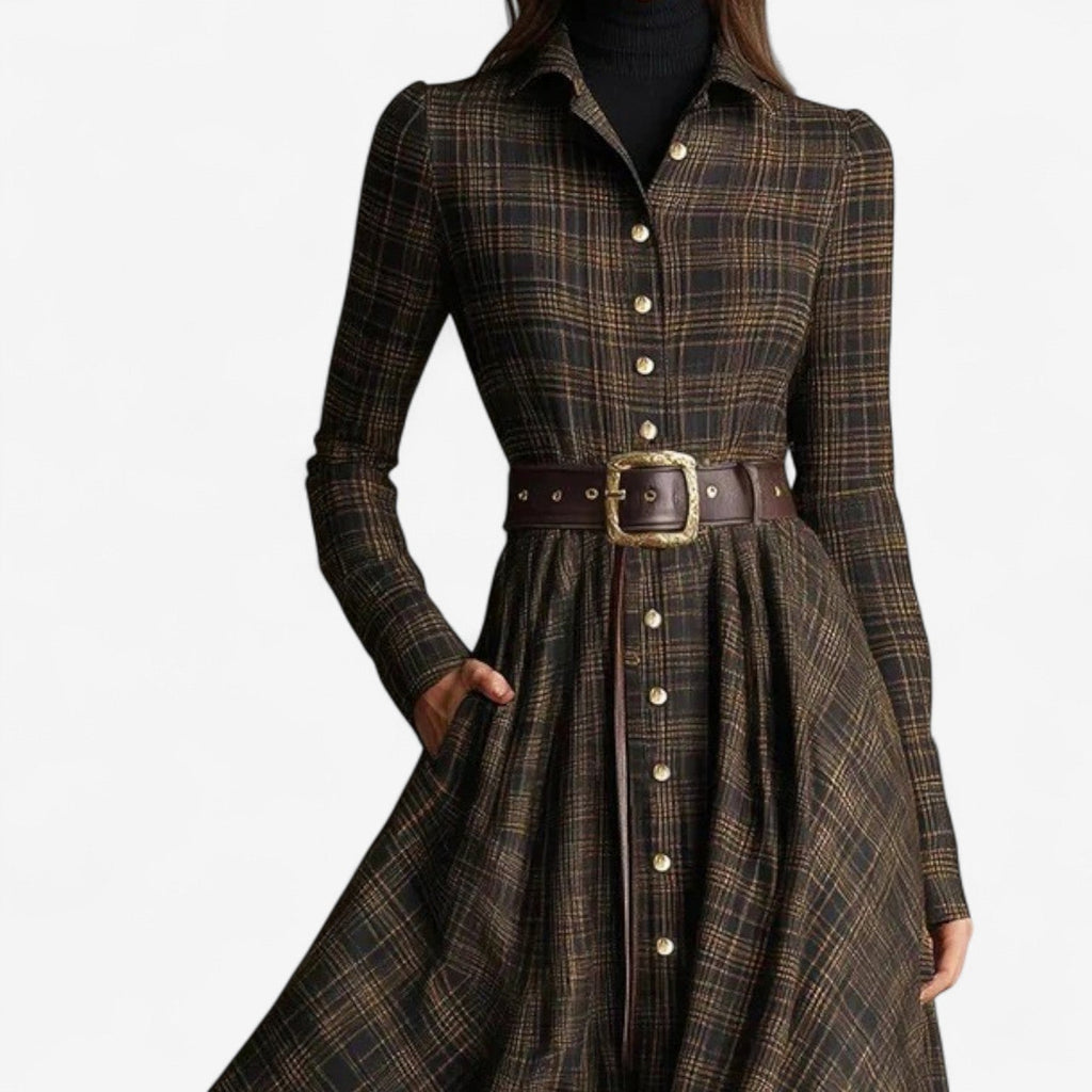 Ellettra – Vintageinspirerad Maxiklänning