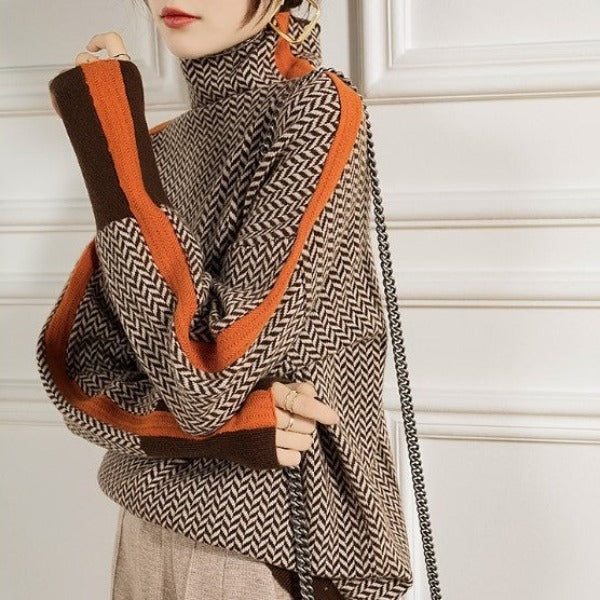 Clémence | Randig polotröja med kontrasterande ränder