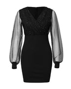 Enyella - Elegant Casual Mesh Dress