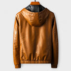 Huvförsedd Jacka i Konstläder