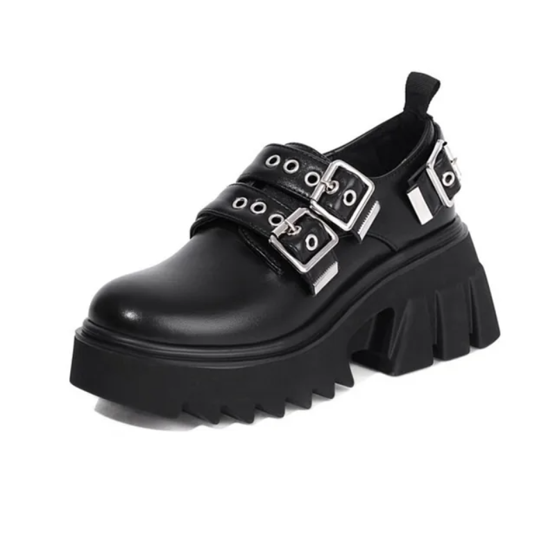 Mörka Spänne Stövlar