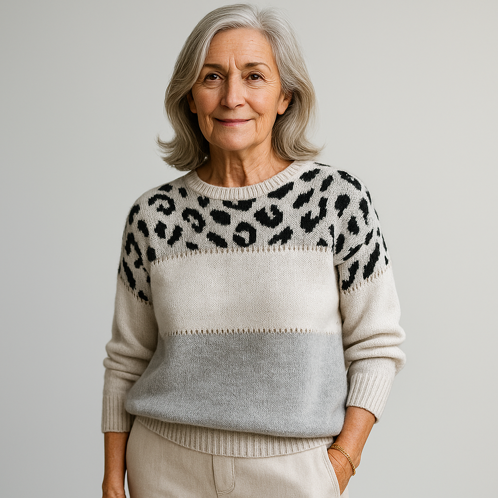 Sofia™ | Leopardmönstrad tröja