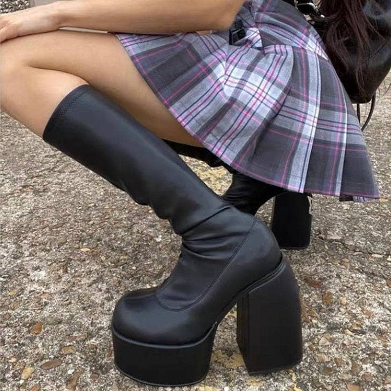 M.A.T Svarta Eleganta Stövlar