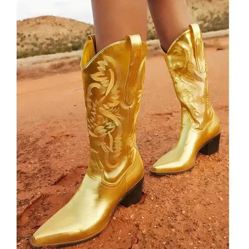 Kosmiska Cowgirl-stövlar