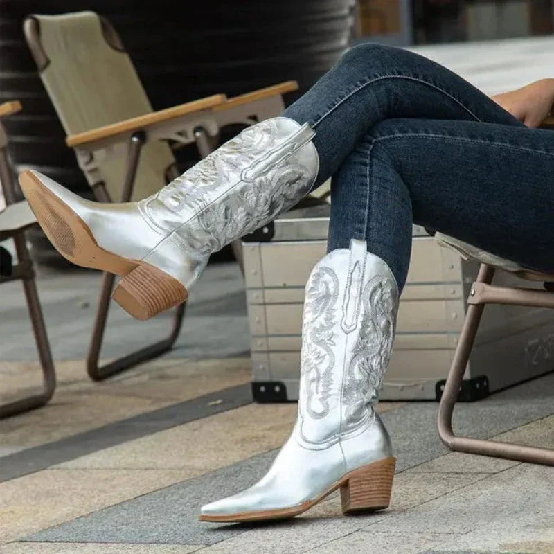 Kosmiska Cowgirl-stövlar